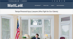 Desktop Screenshot of mattlaw.com